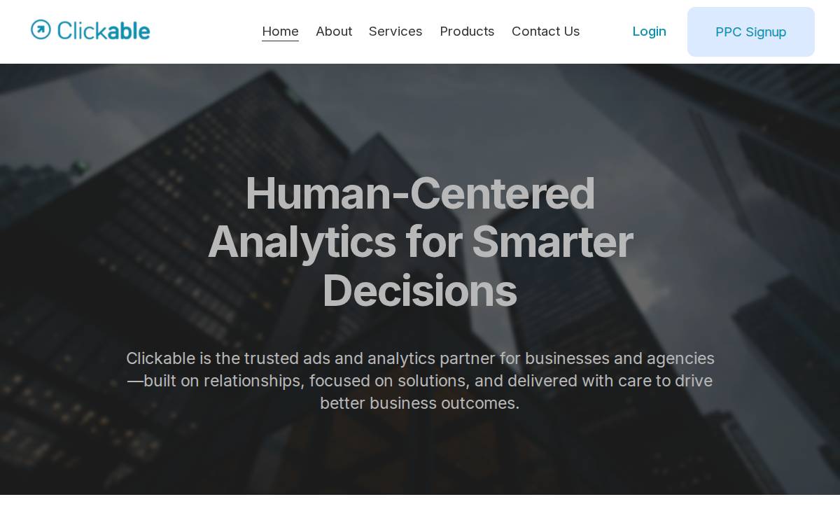 Clickable website preview