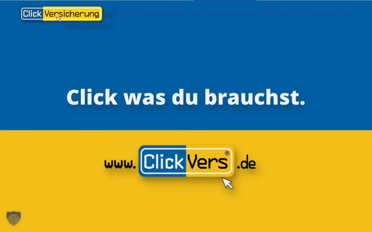 Clickvers website preview