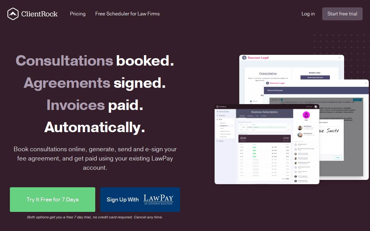 ClientRock website preview