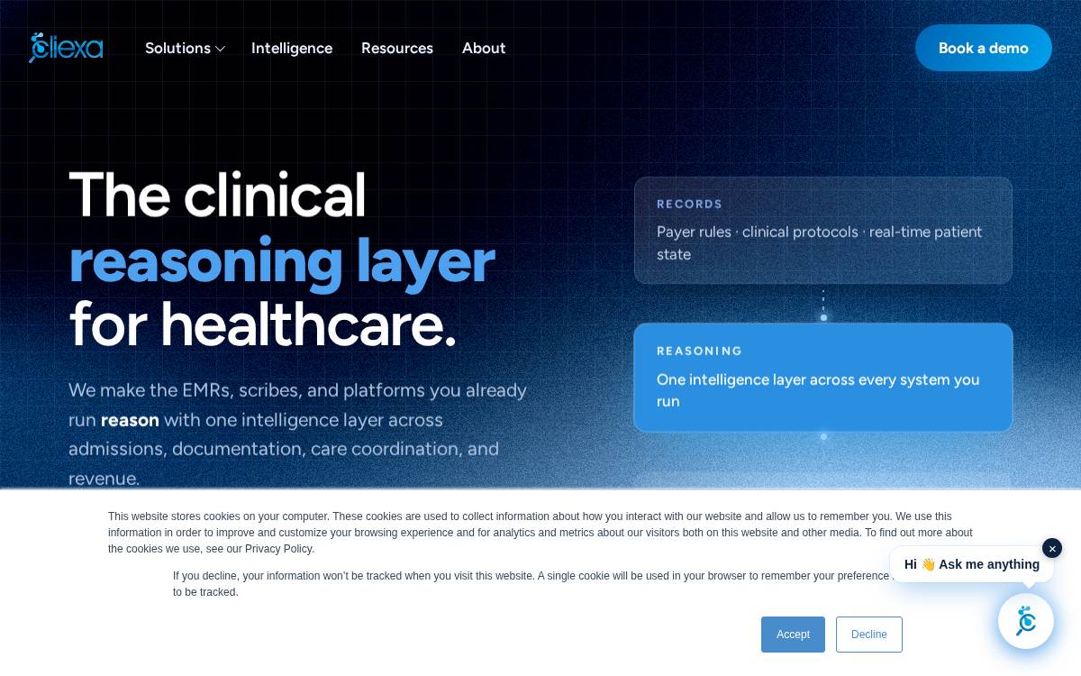 Cliexa website preview