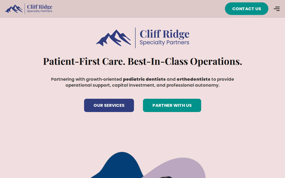 Cliff Ridge website preview