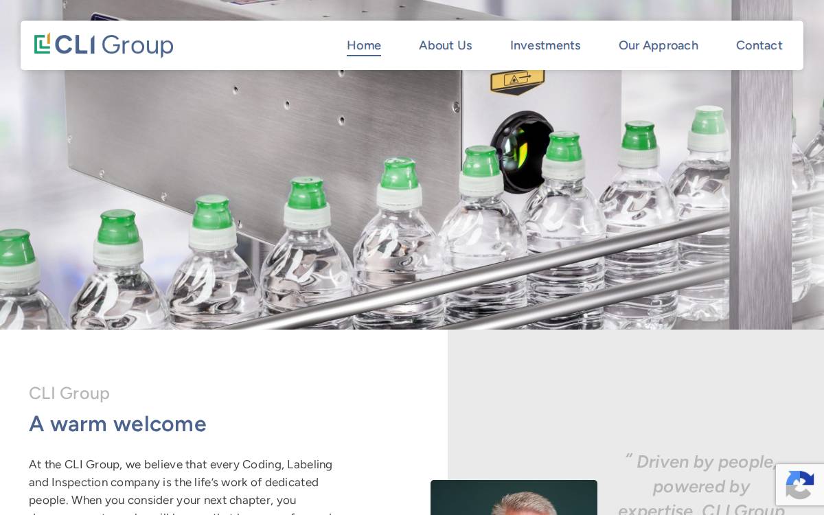CLI Group website preview