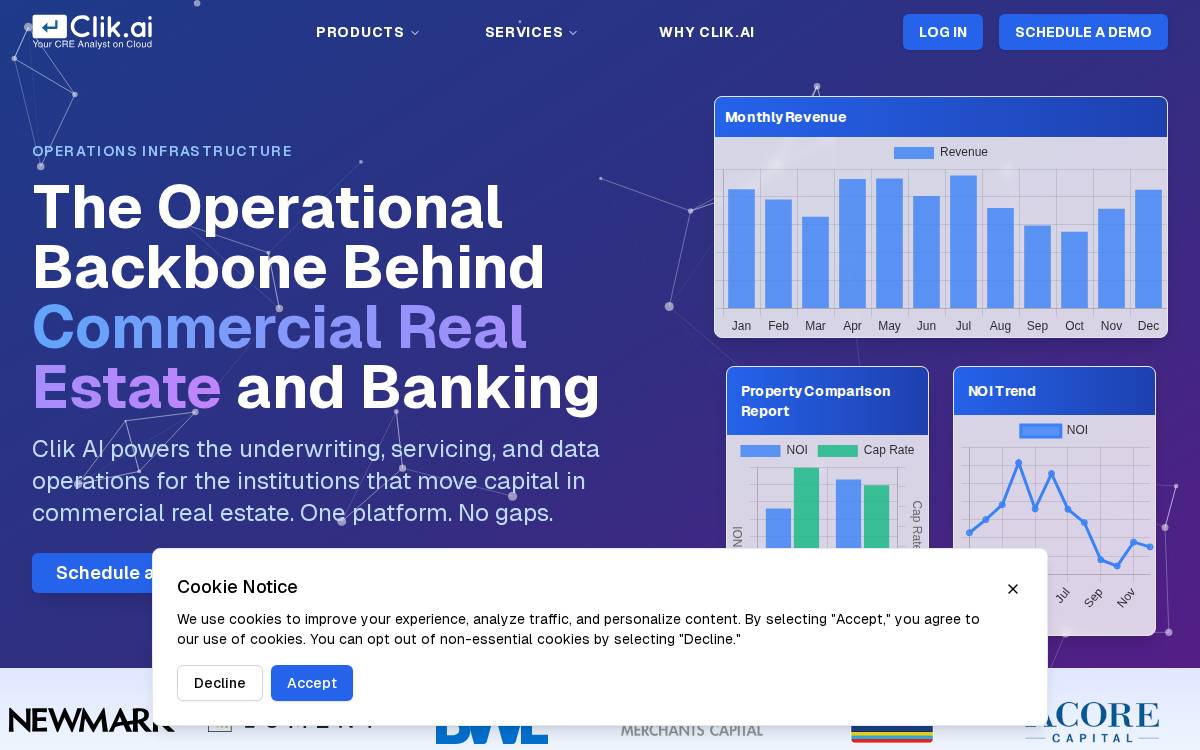Clik ai website preview