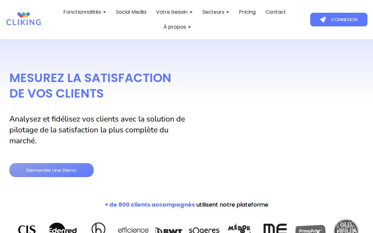 Cliking website preview