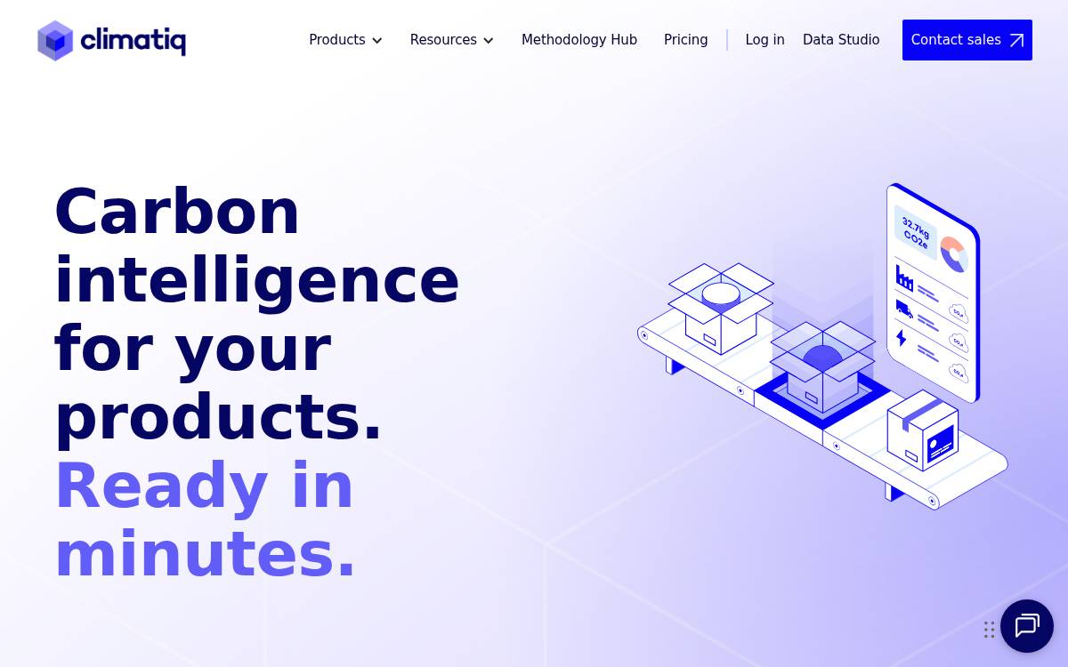Climatiq website preview