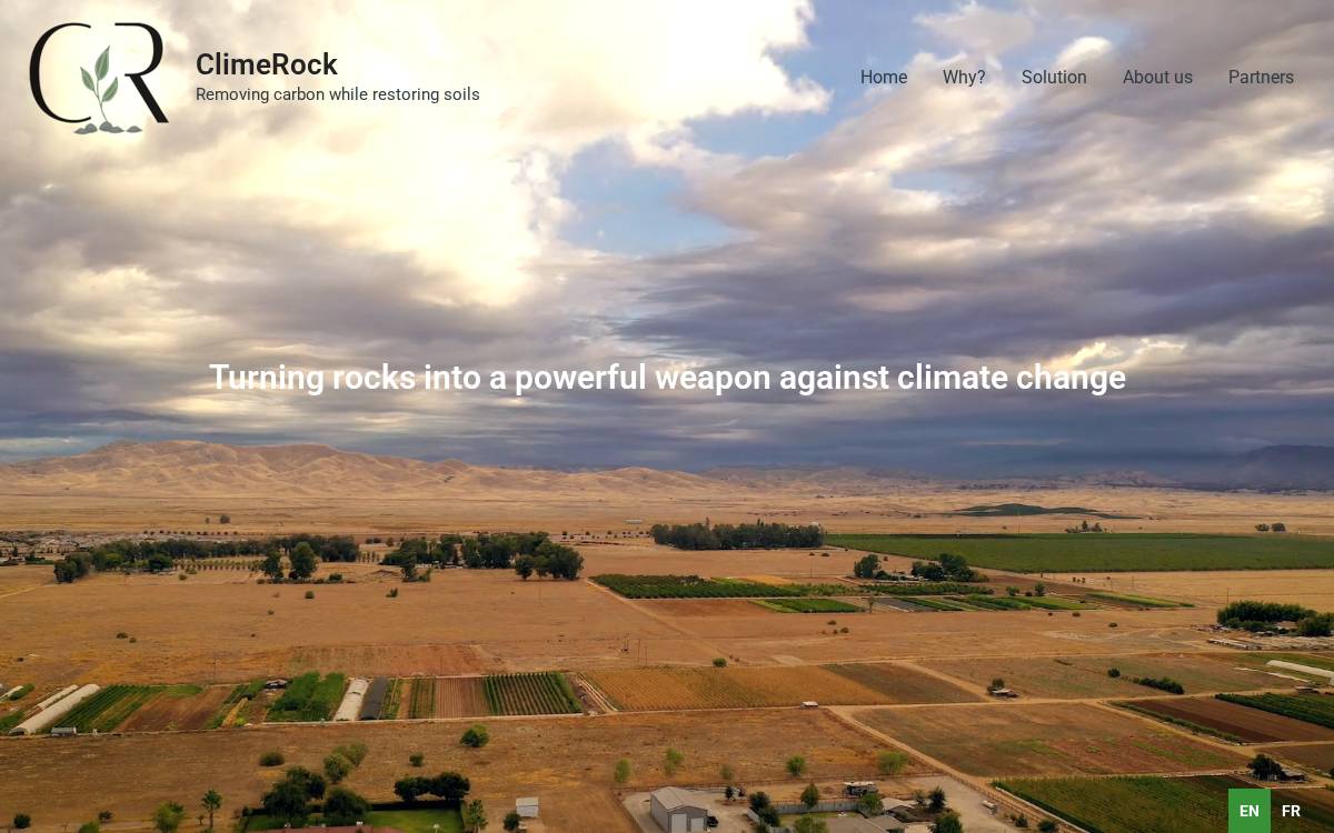 ClimeRock website preview