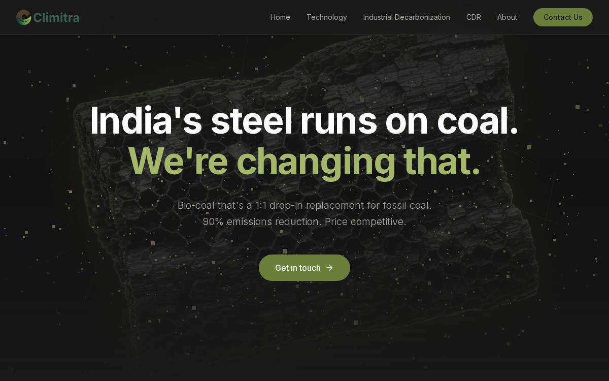 Climitra website preview