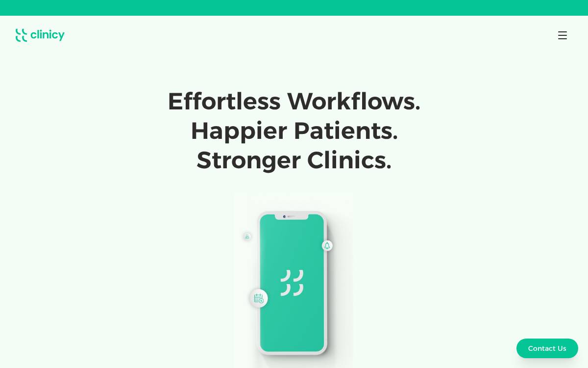 Clinicy website preview