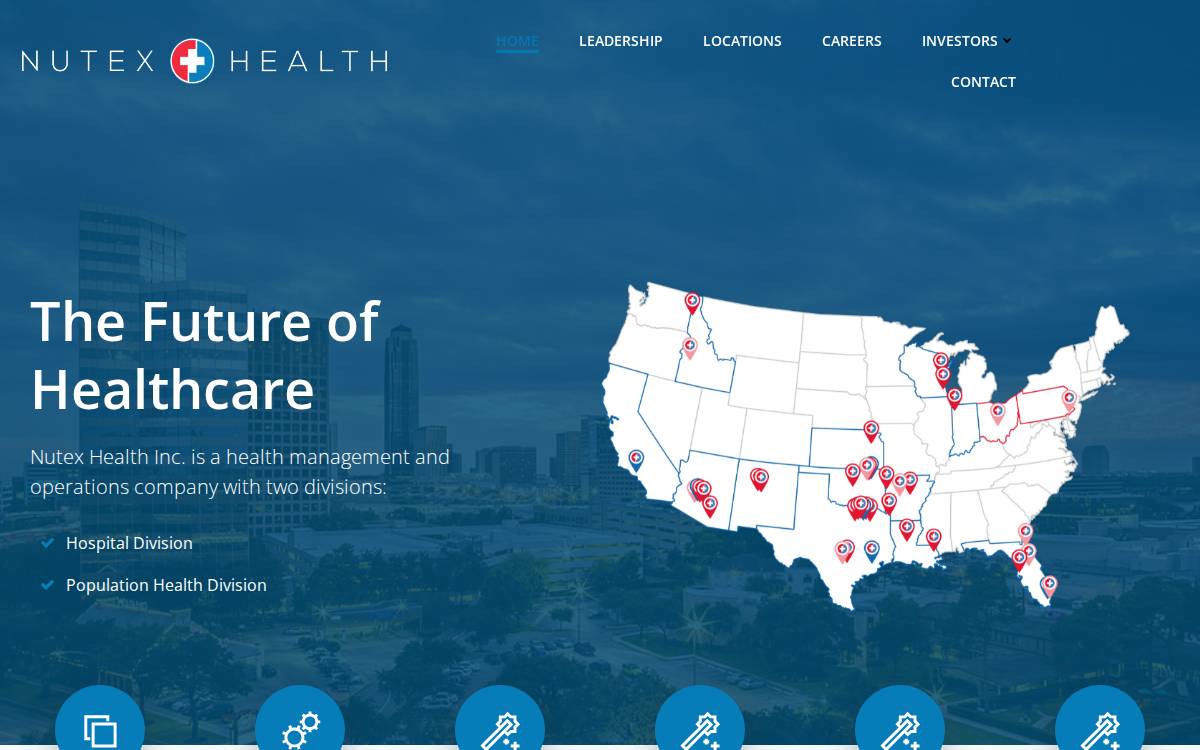 Clinigence Holdings website preview