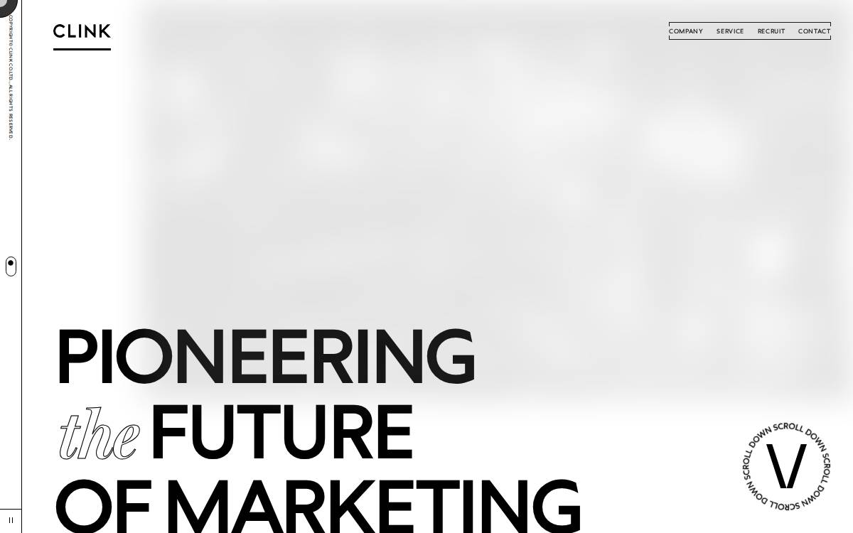Clink website preview