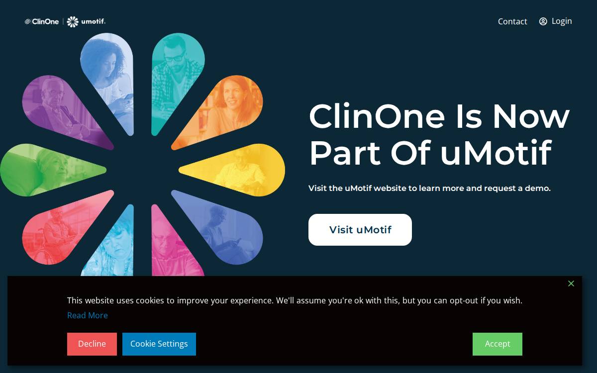 ClinOne website preview