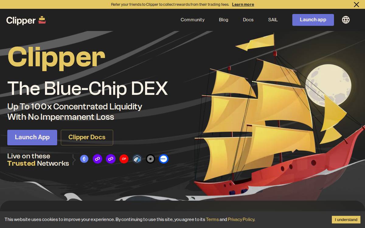 Clipper website preview