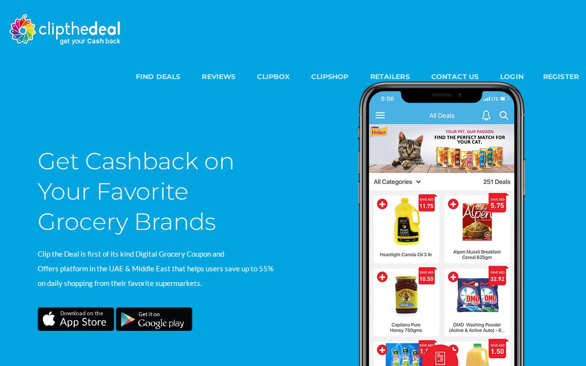Clipthedeal website preview