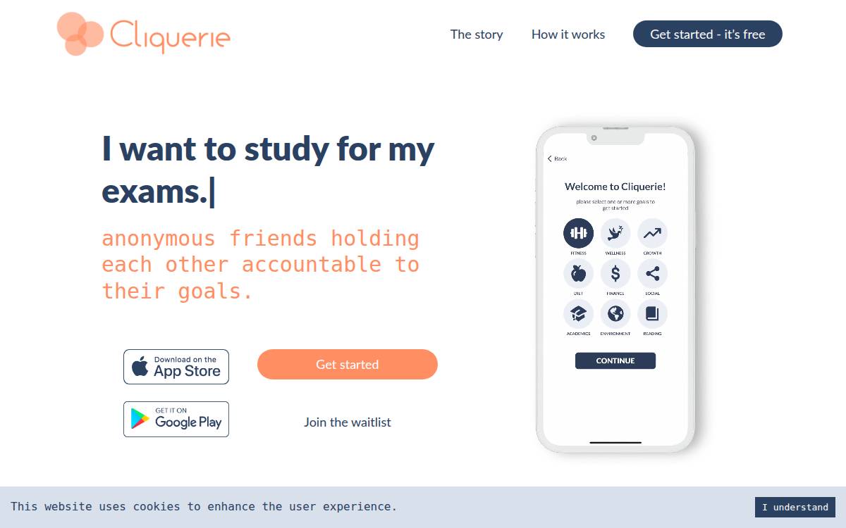 Cliquerie website preview