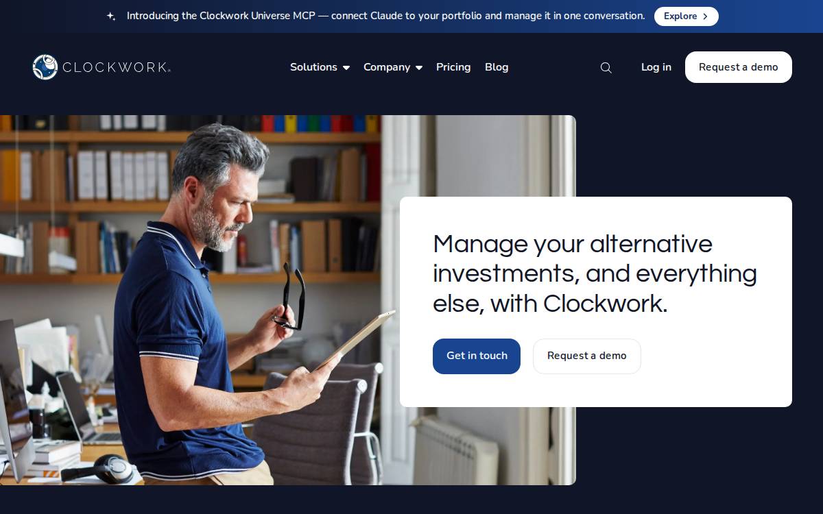 Clockwork website preview