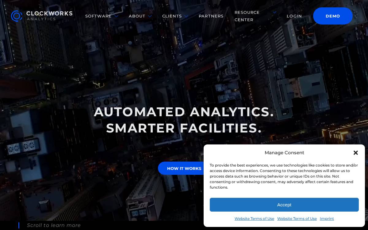 Clockworksanalytics website preview