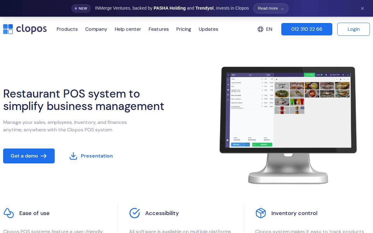 Clopos website preview