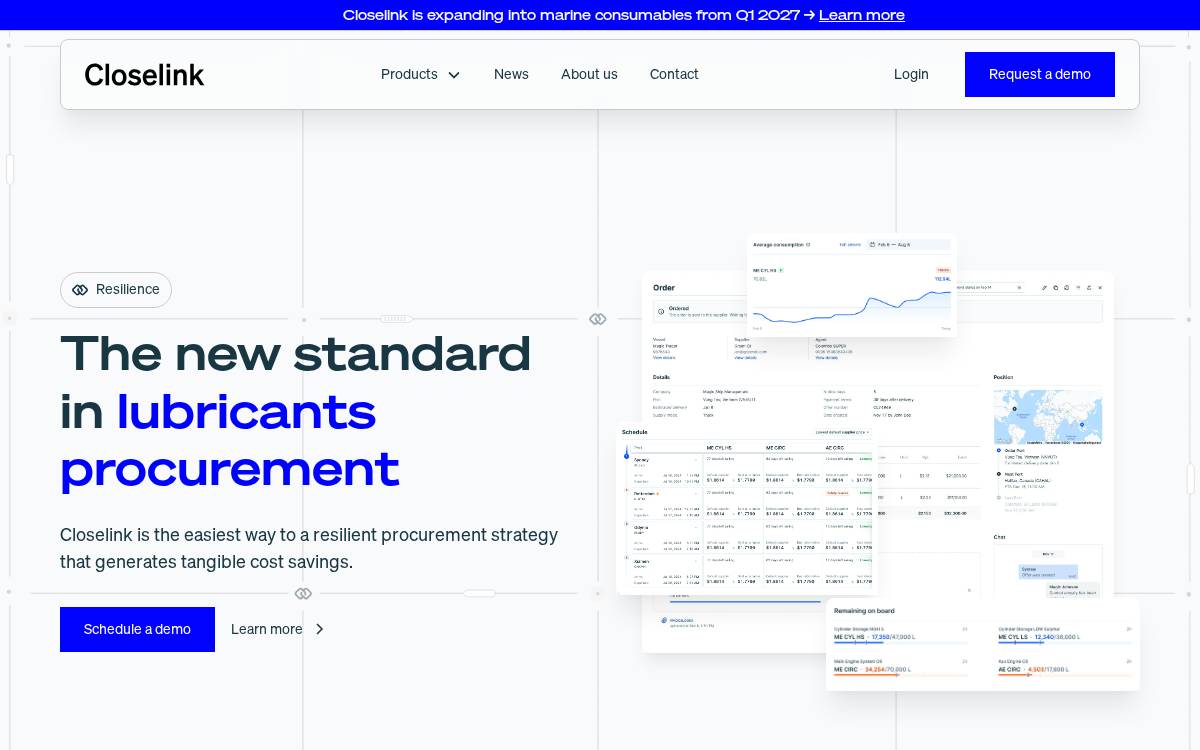 Closelink website preview