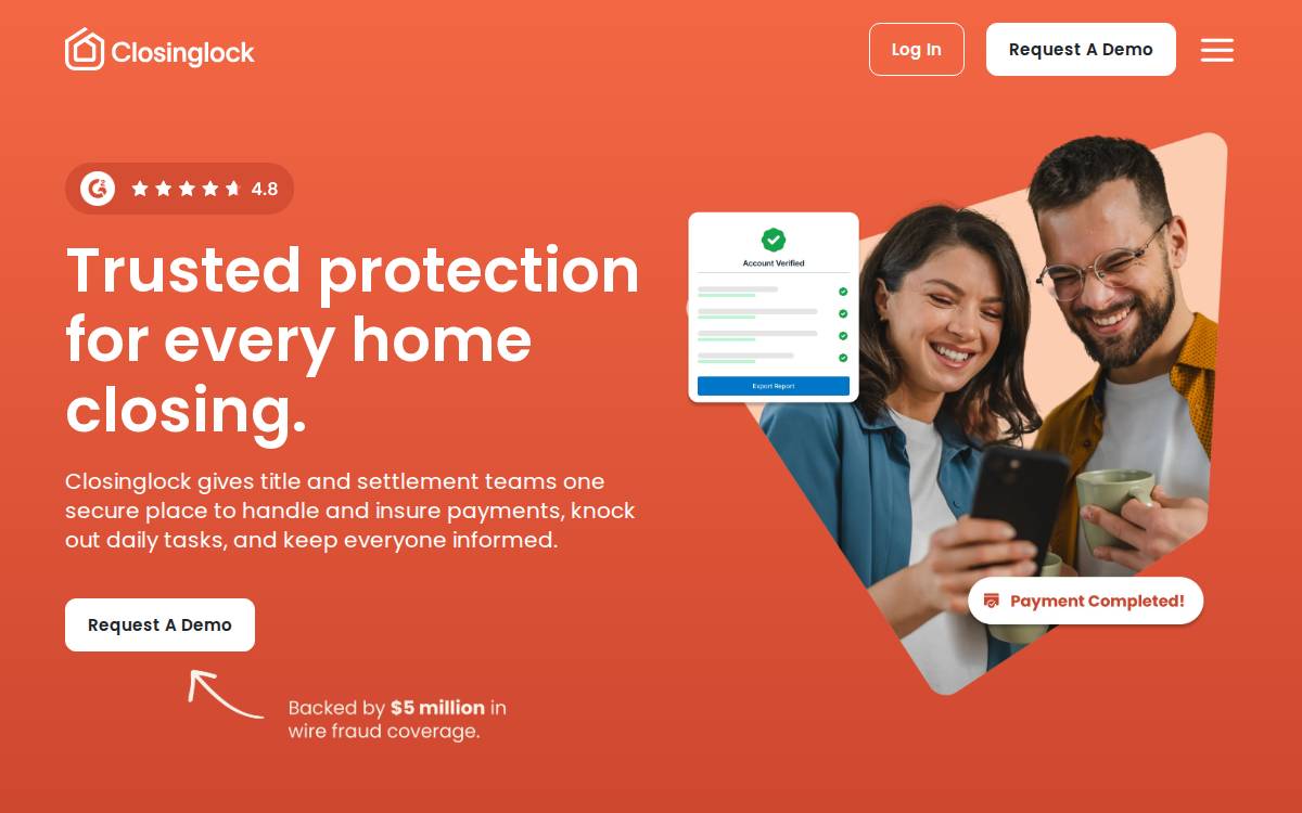 Closinglock website preview