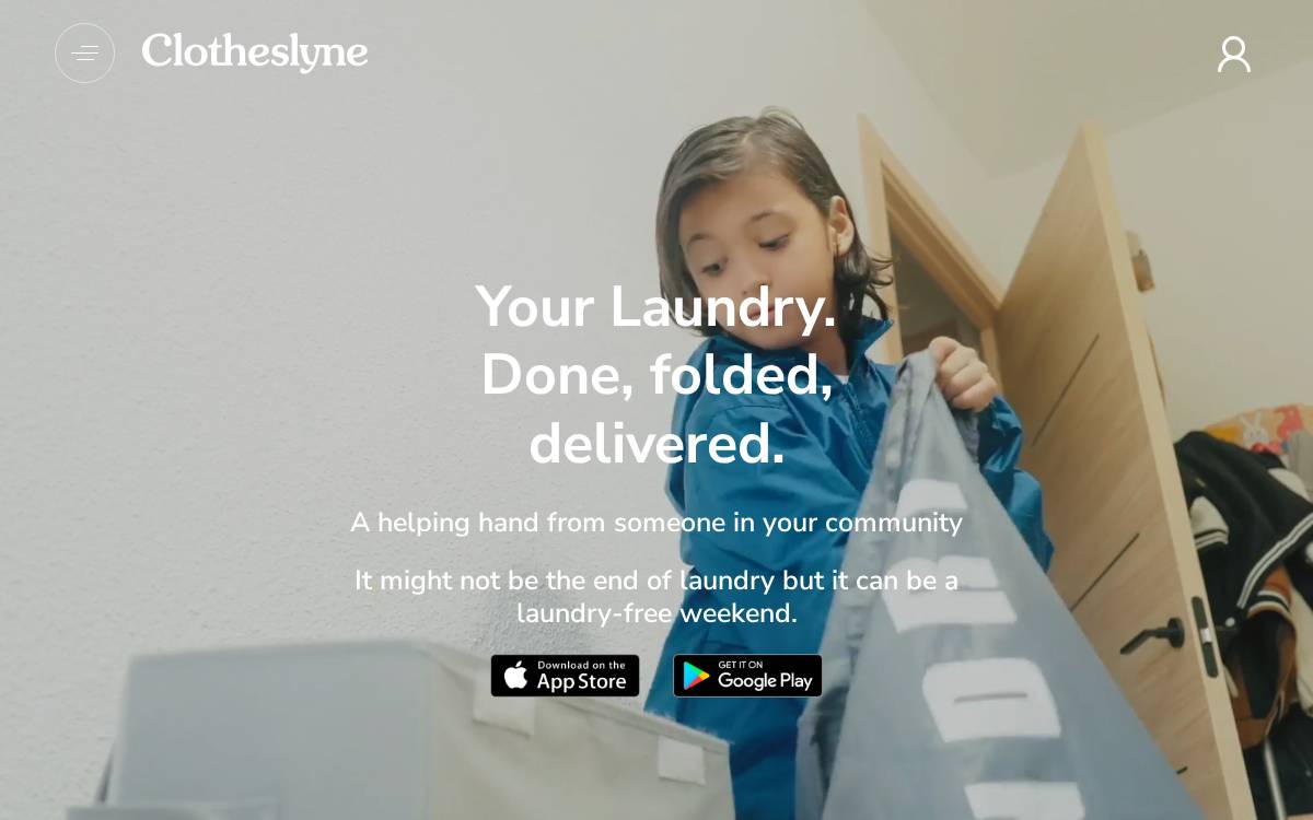 ClothesLyne website preview