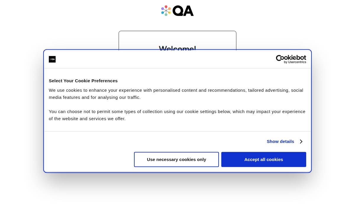 Cloud Academy website preview
