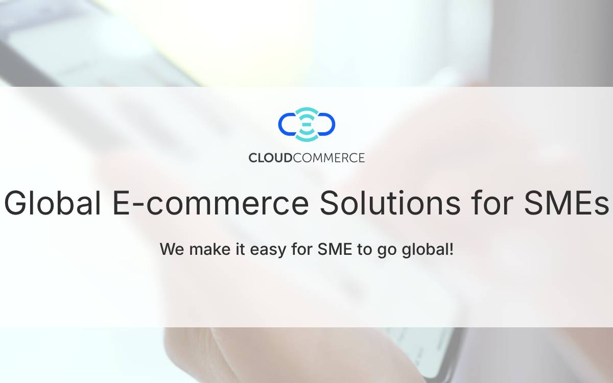 Cloud Commerce website preview