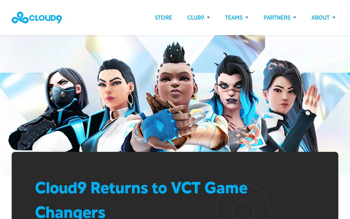 Cloud9 website preview