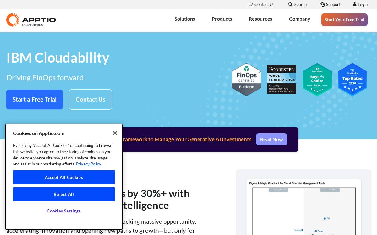 Cloudability website preview