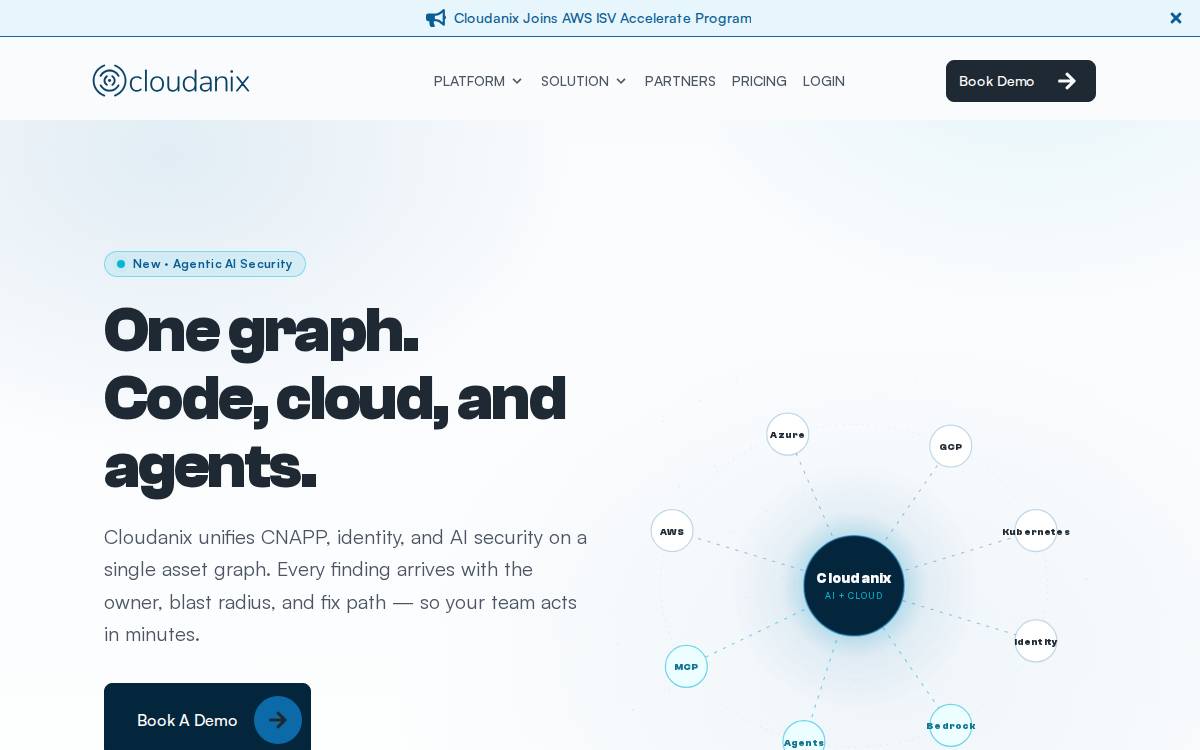 Cloudanix website preview
