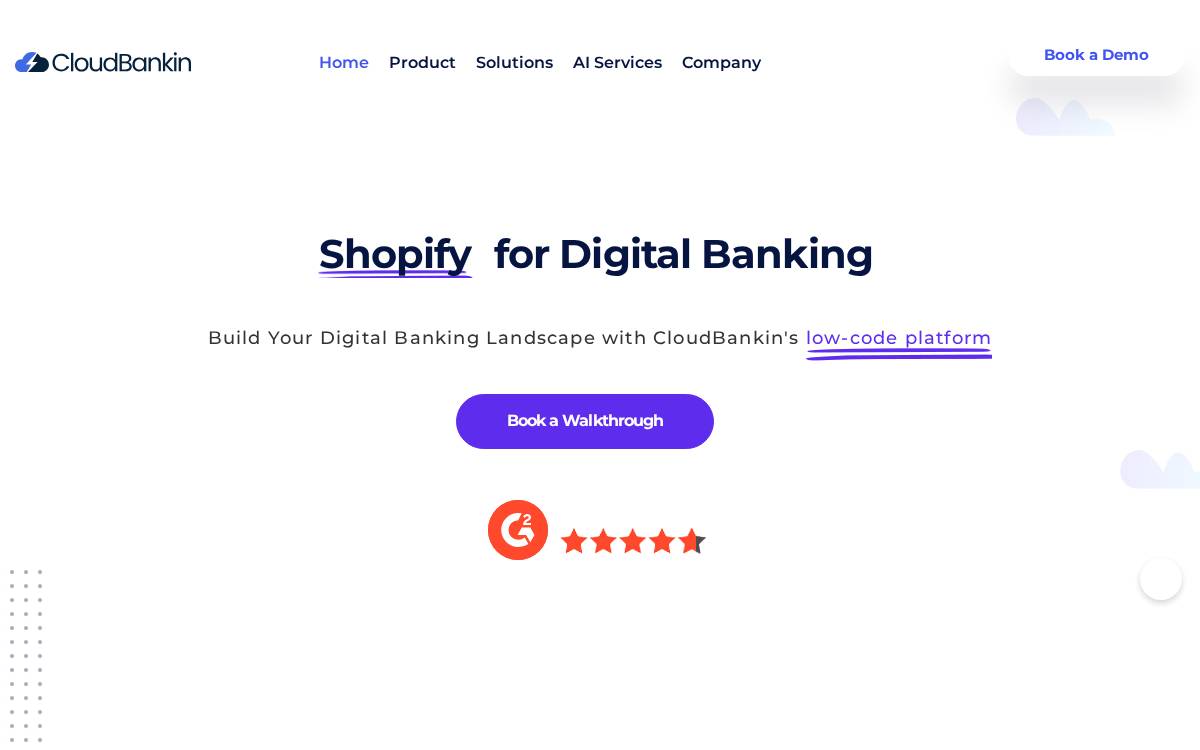 CloudBankIN website preview