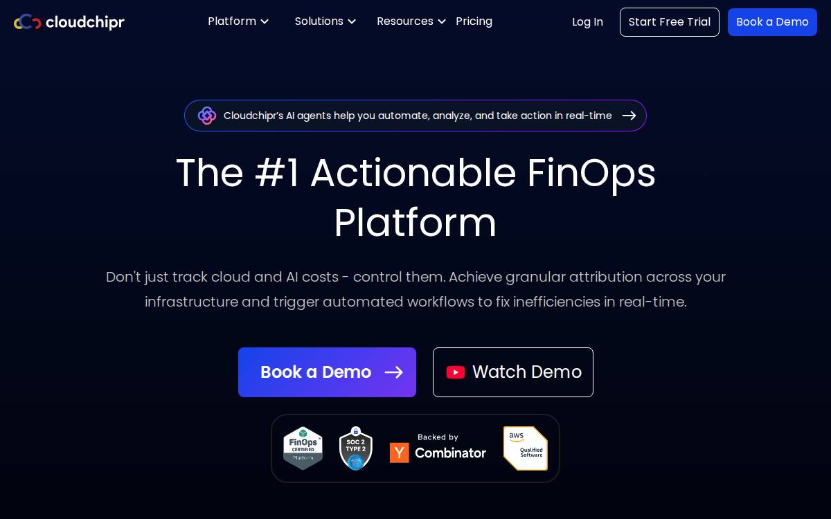 Cloudchipr website preview