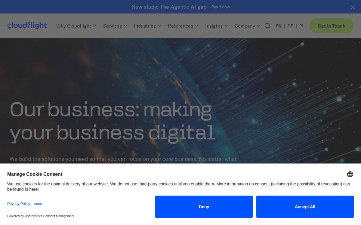 Cloudflight website preview