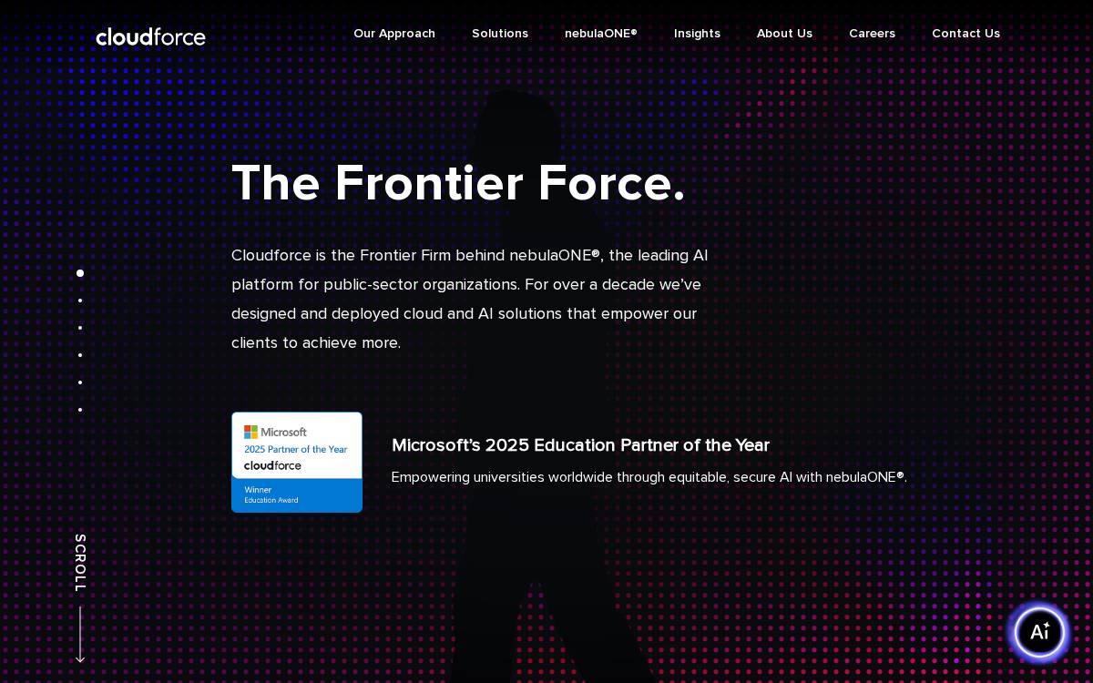 Cloudforce website preview