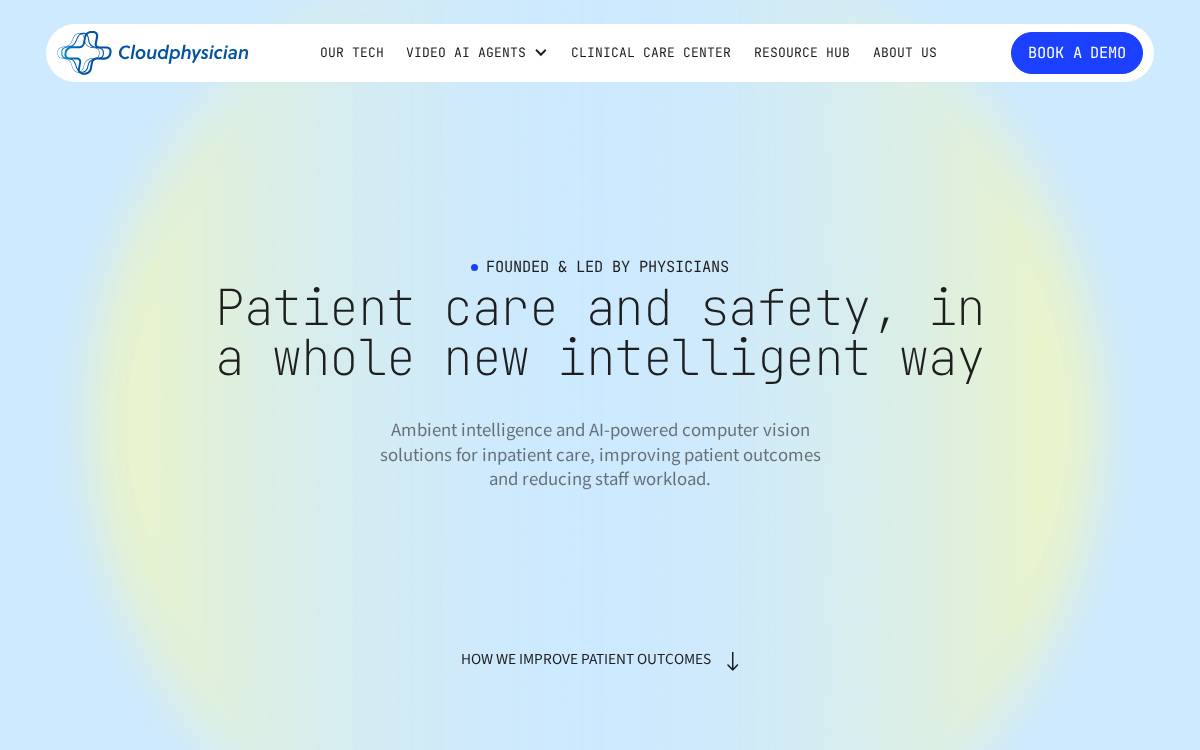 Cloudphysician website preview