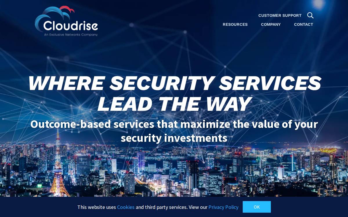 Cloudrise website preview