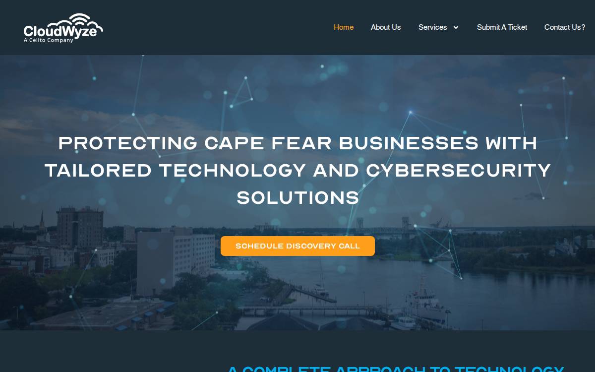 CloudWyze website preview