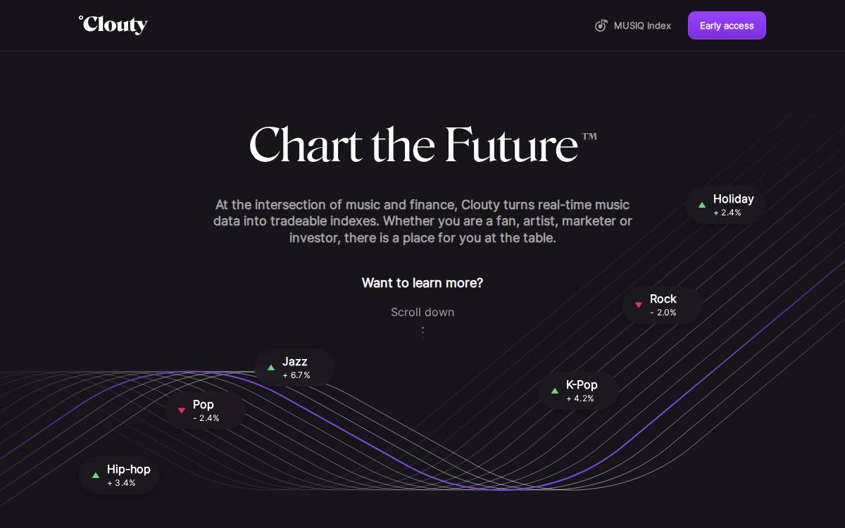 Clouty website preview