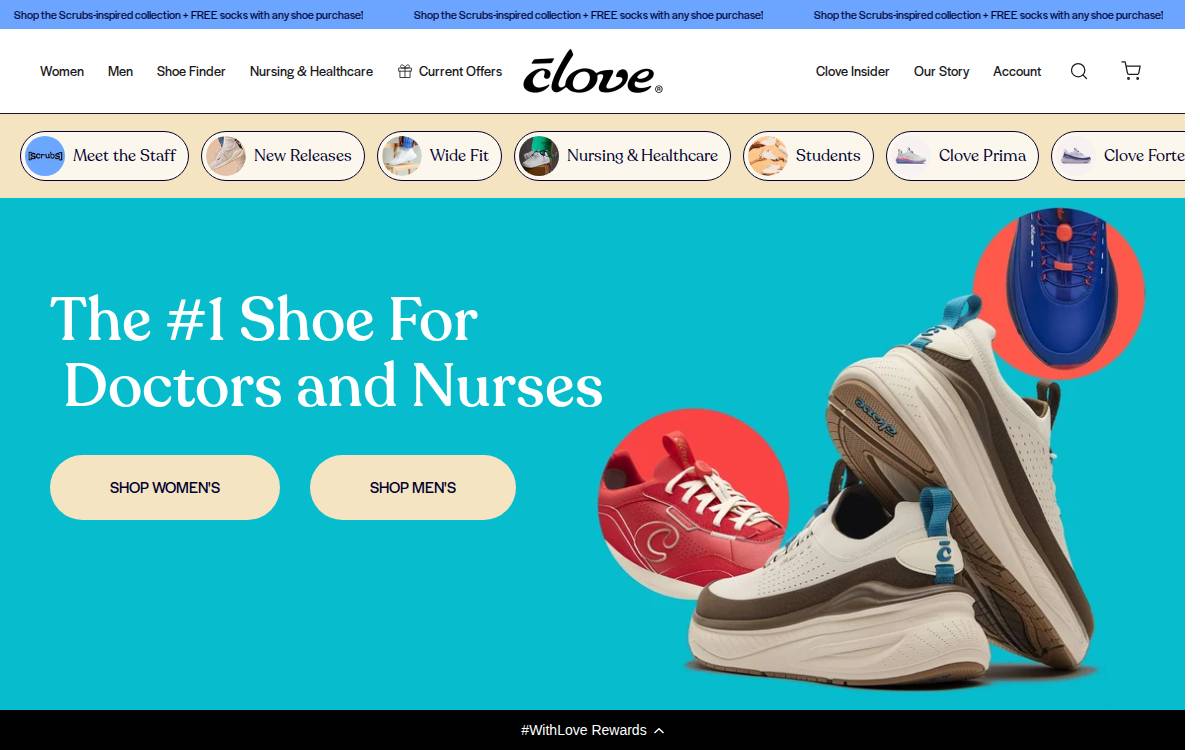 Clove website preview