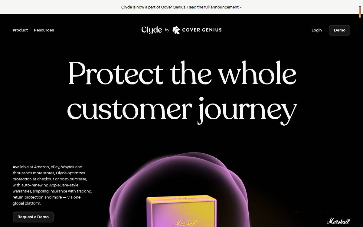 Clyde website preview