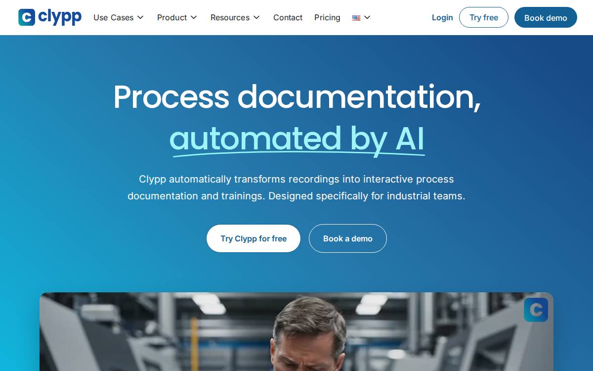 Clypp website preview