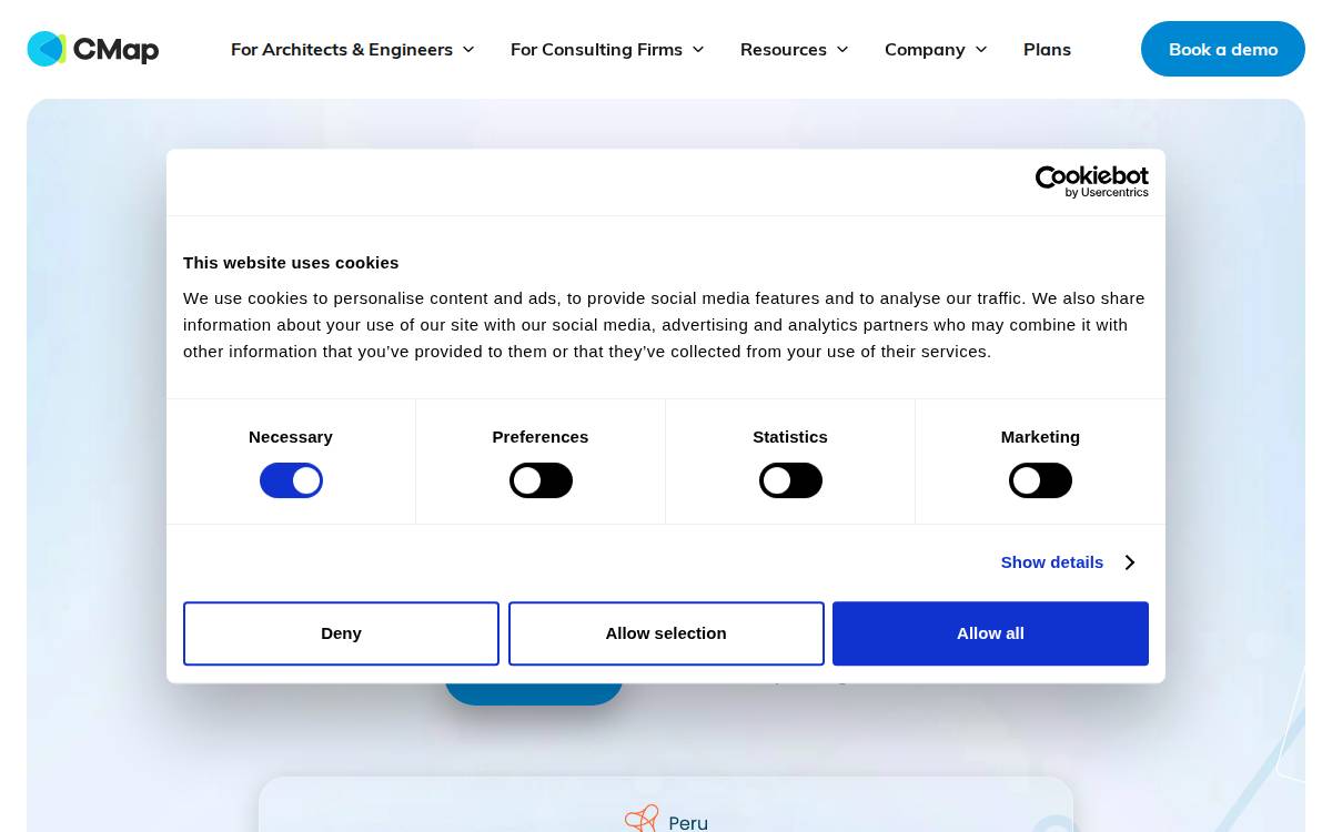 CMap website preview