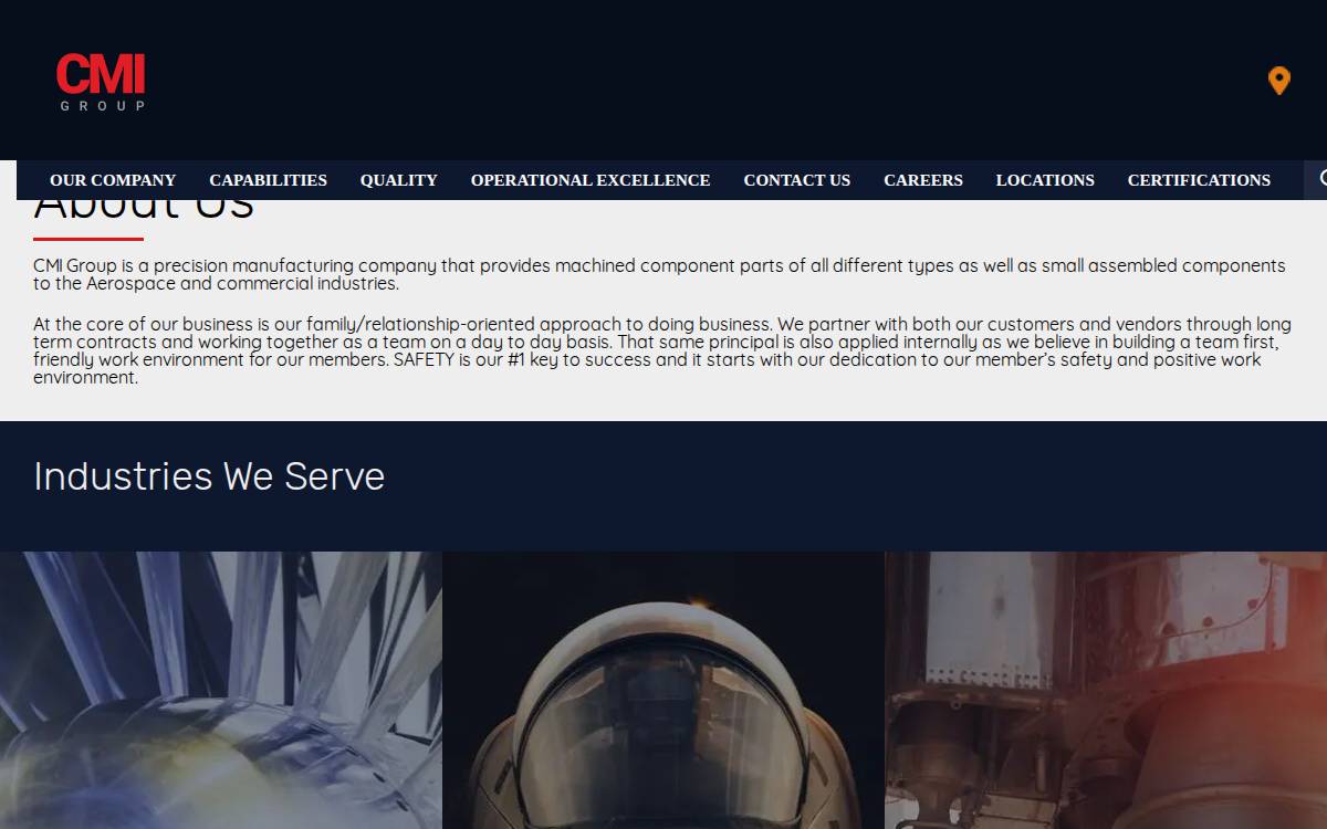 Cmigrp website preview