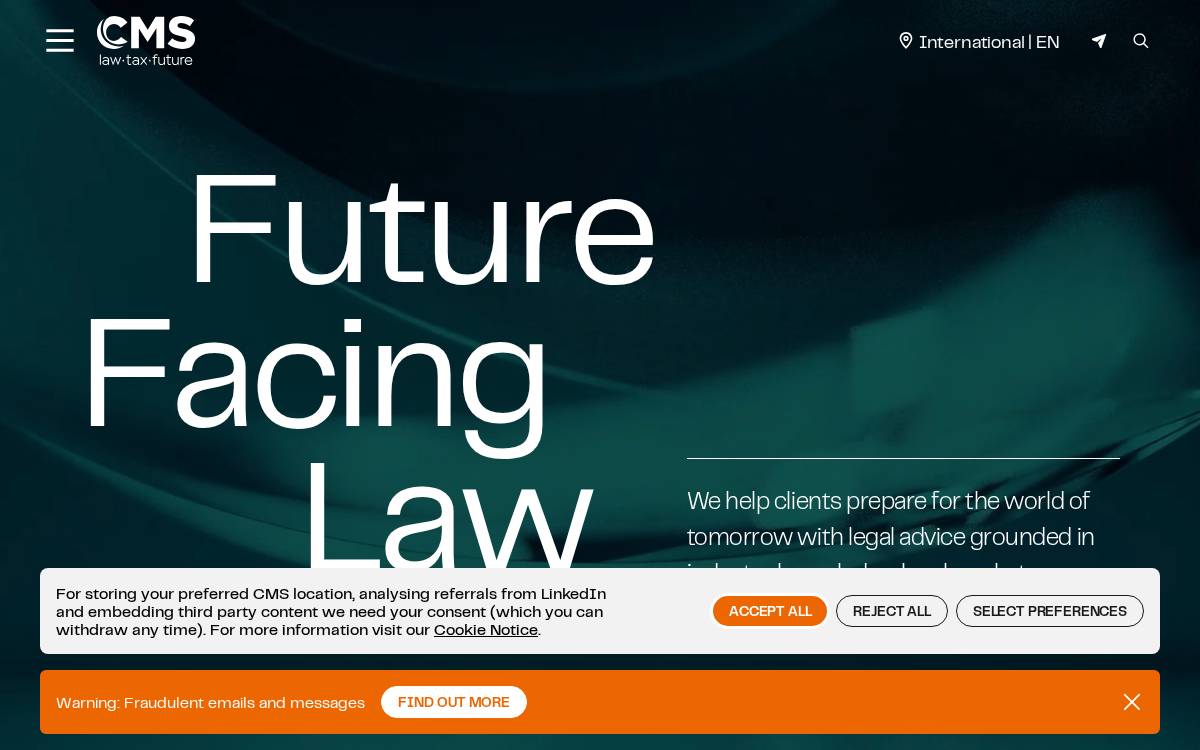 CMS Hasche Sigle website preview