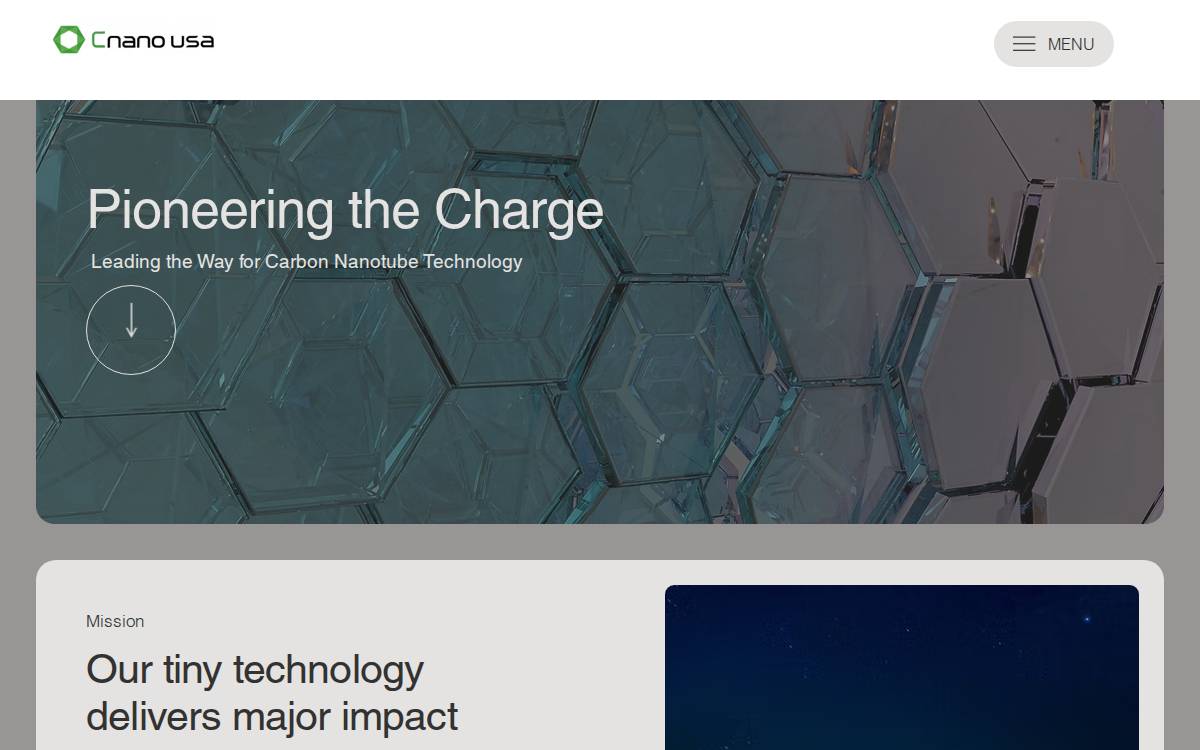 Cnano website preview