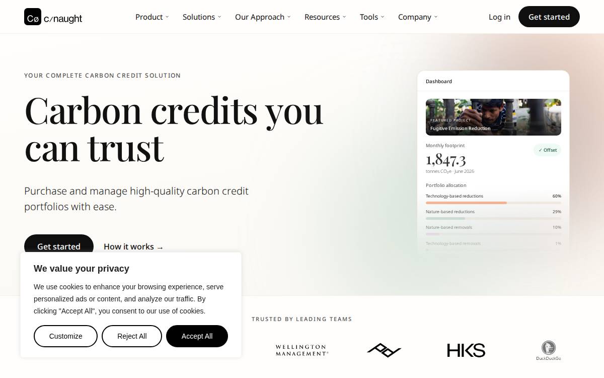 Cnaught website preview