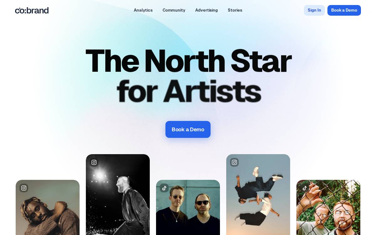 Co:brand website preview