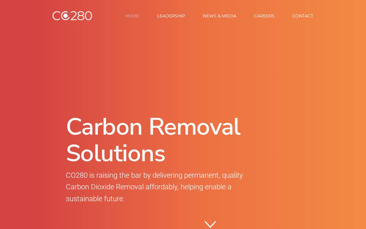 Co280 website preview