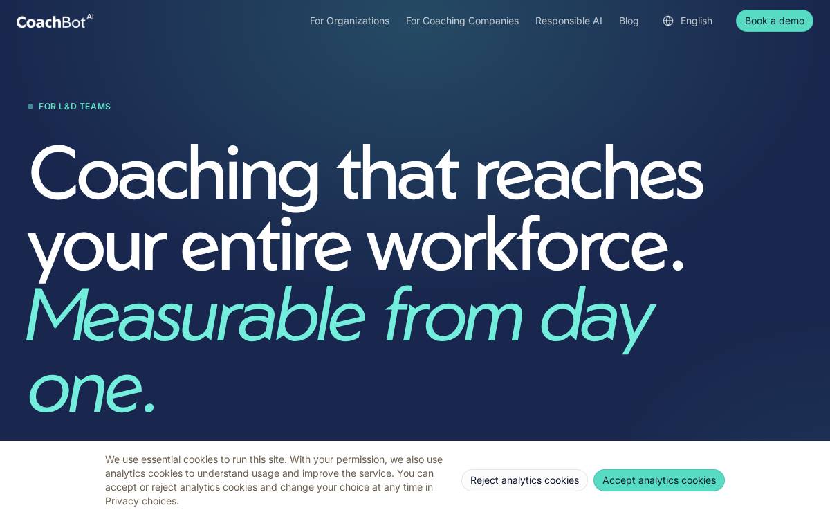 Coachbot AI website preview