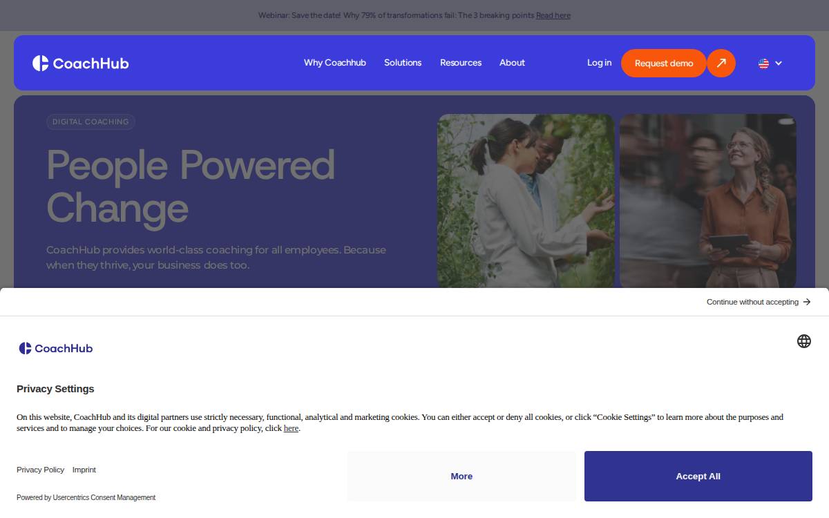 CoachHub website preview