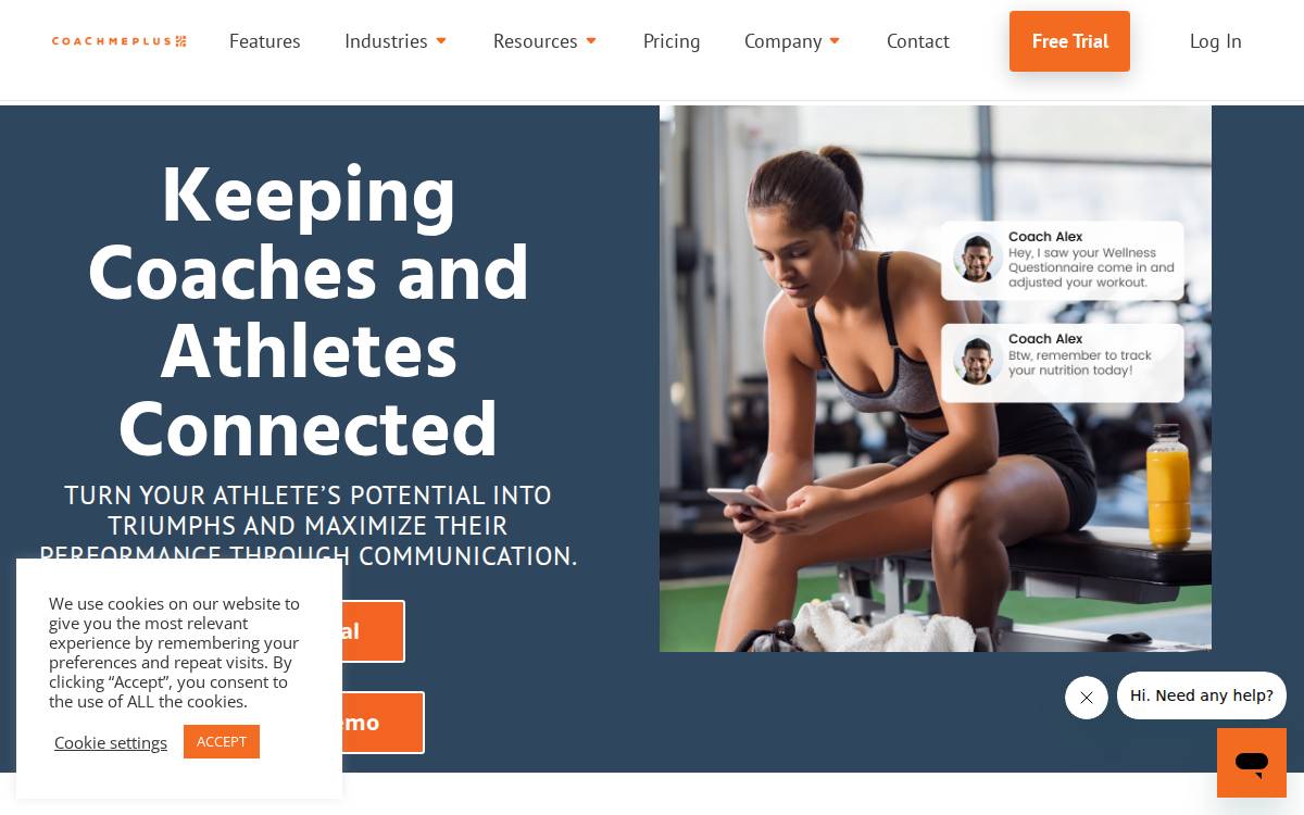 CoachMePlus website preview